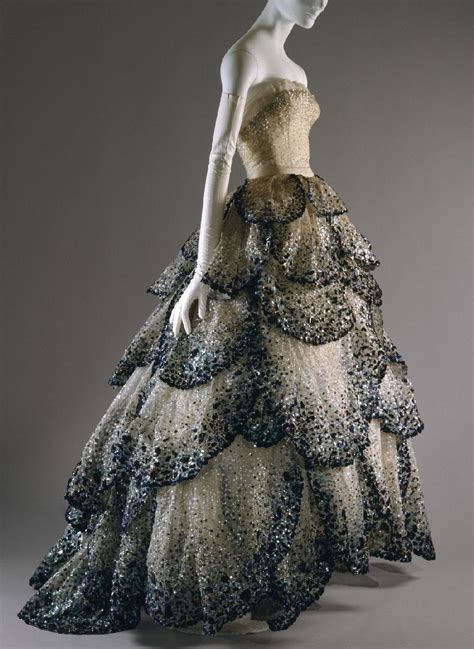 dior couture queen gown|vintage Dior evening gowns.